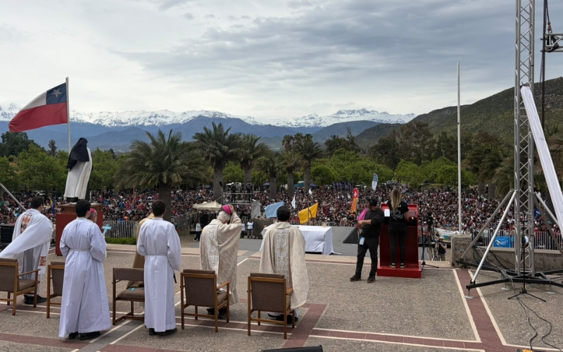 Fe y comunidad: Más de 80 peregrinos de La Cisterna se congregaron en el Santuario de Auco