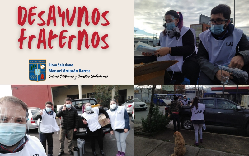 Comunidad del Liceo Manuel Arriarán Barros va en ayuda de personas en situación de calle