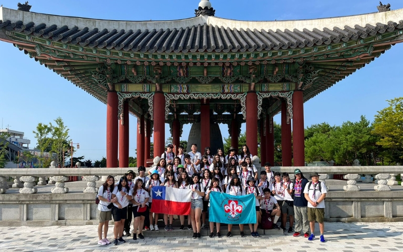 Grupo Guías y Scout Don Bosco La Cisterna presente en el 25° Jamboree mundial de Corea del Sur
