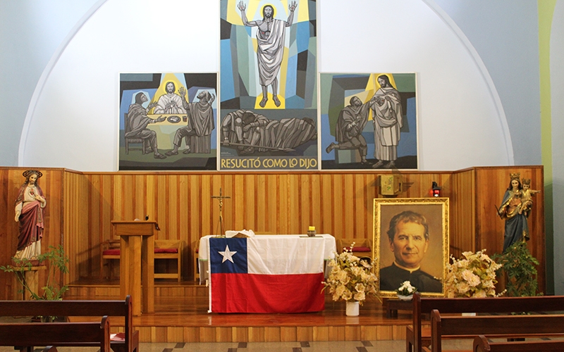 Familia Salesiana reza por la justicia y la paz en Chile