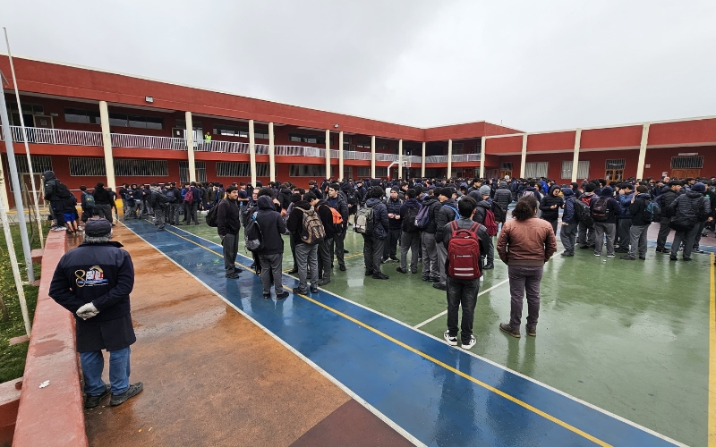 Ensayo Nacional de evacuación ante sismos en el LAB